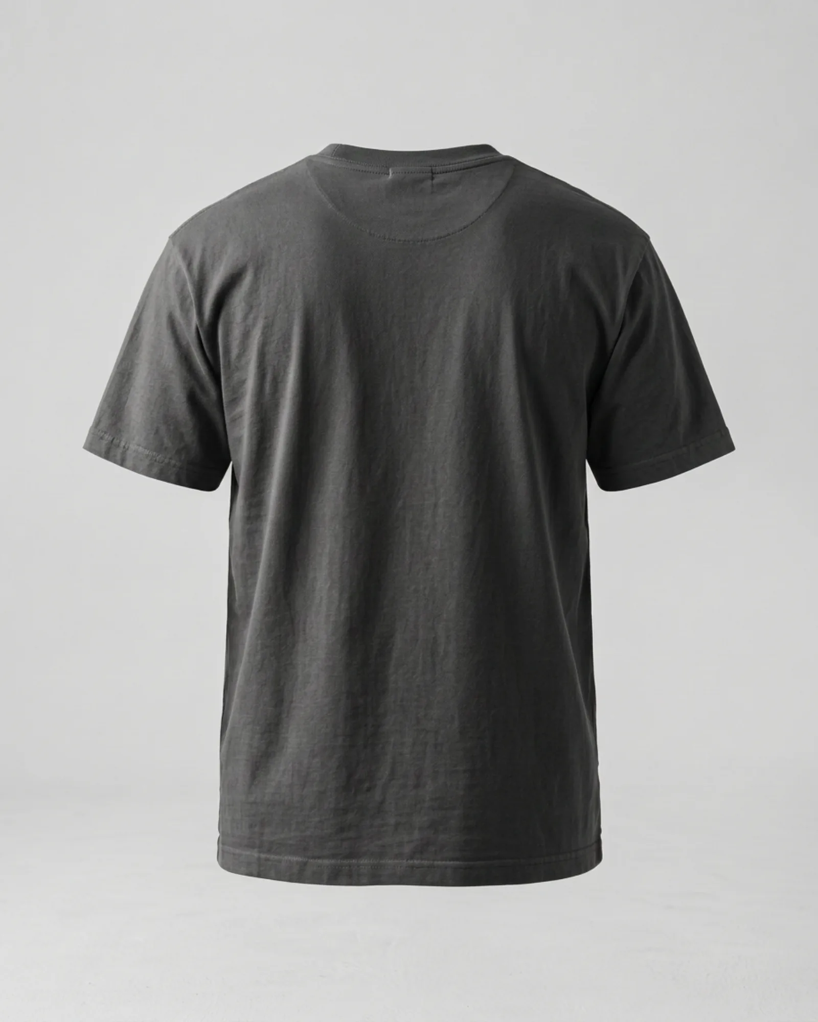 SMR Apex Badge Tee charcoal back view