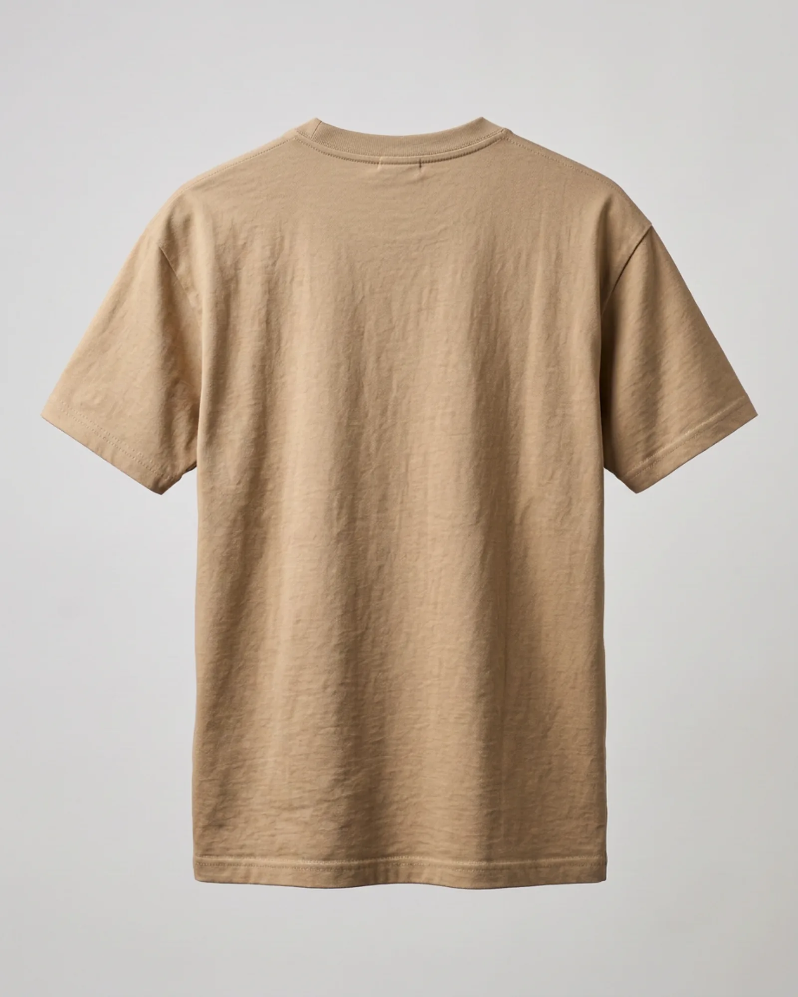 SMR Chain Link Tee tan back view