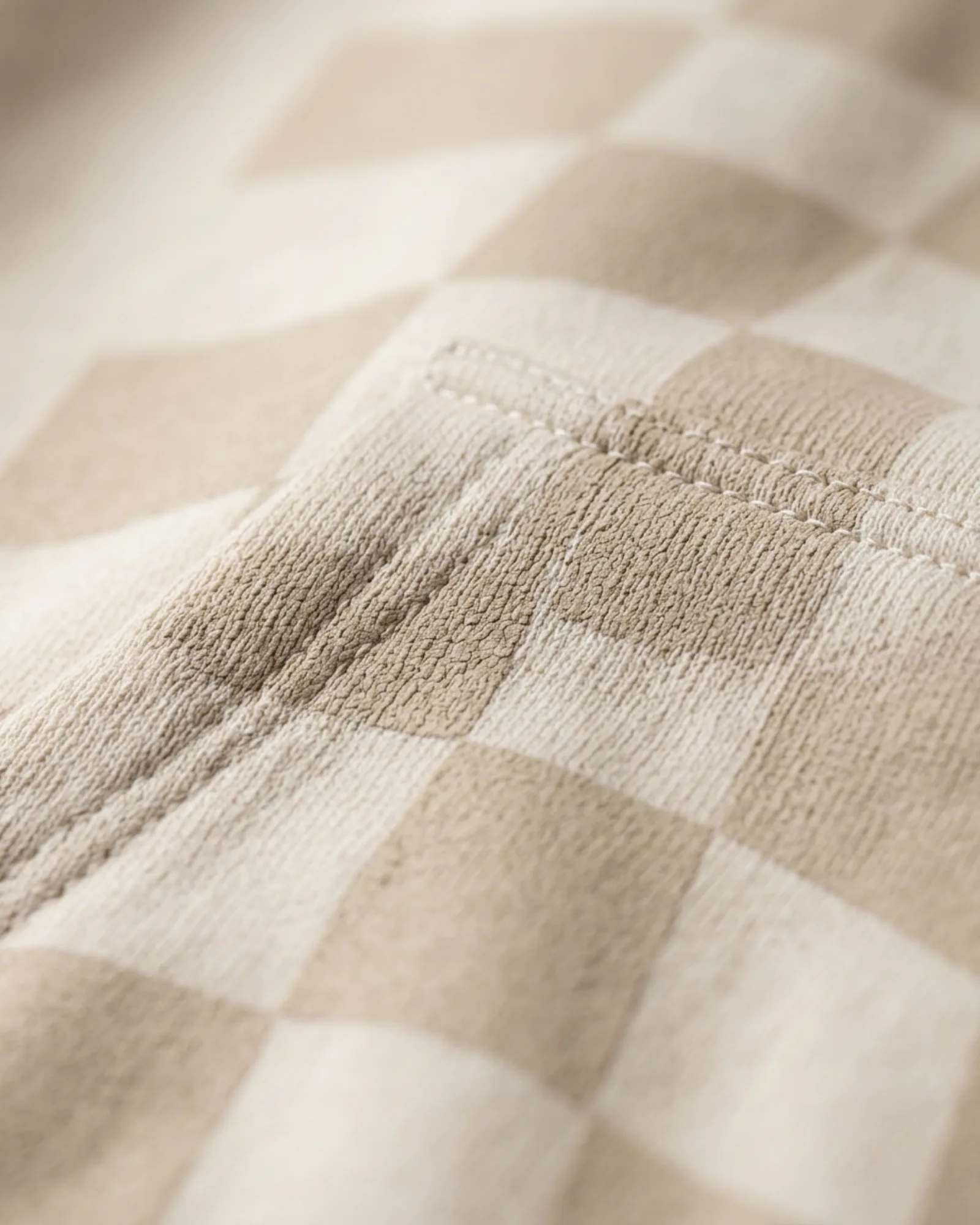 SMR Checkered Ghost Hood bone print detail