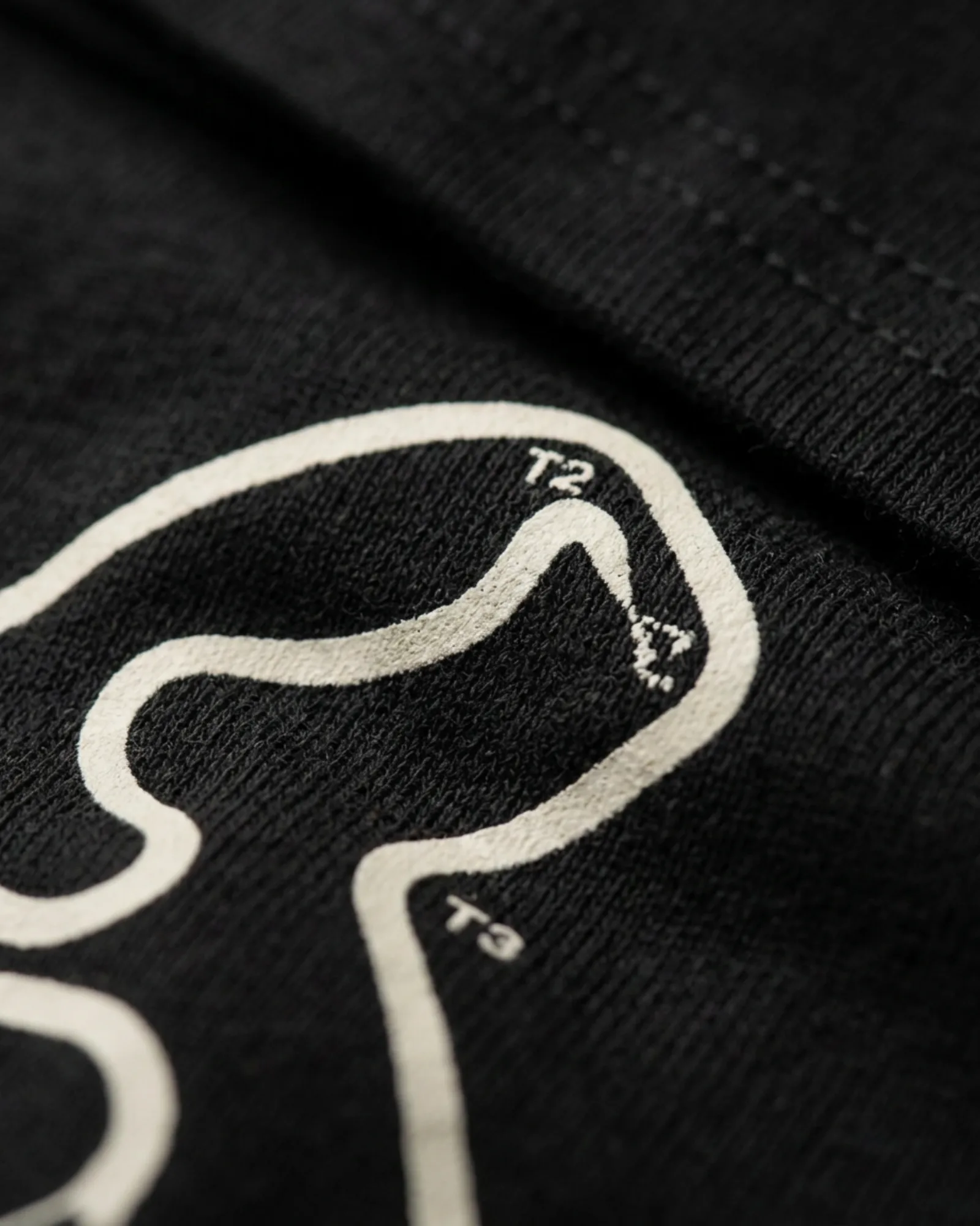 SMR Circuit Trace Tee black print detail