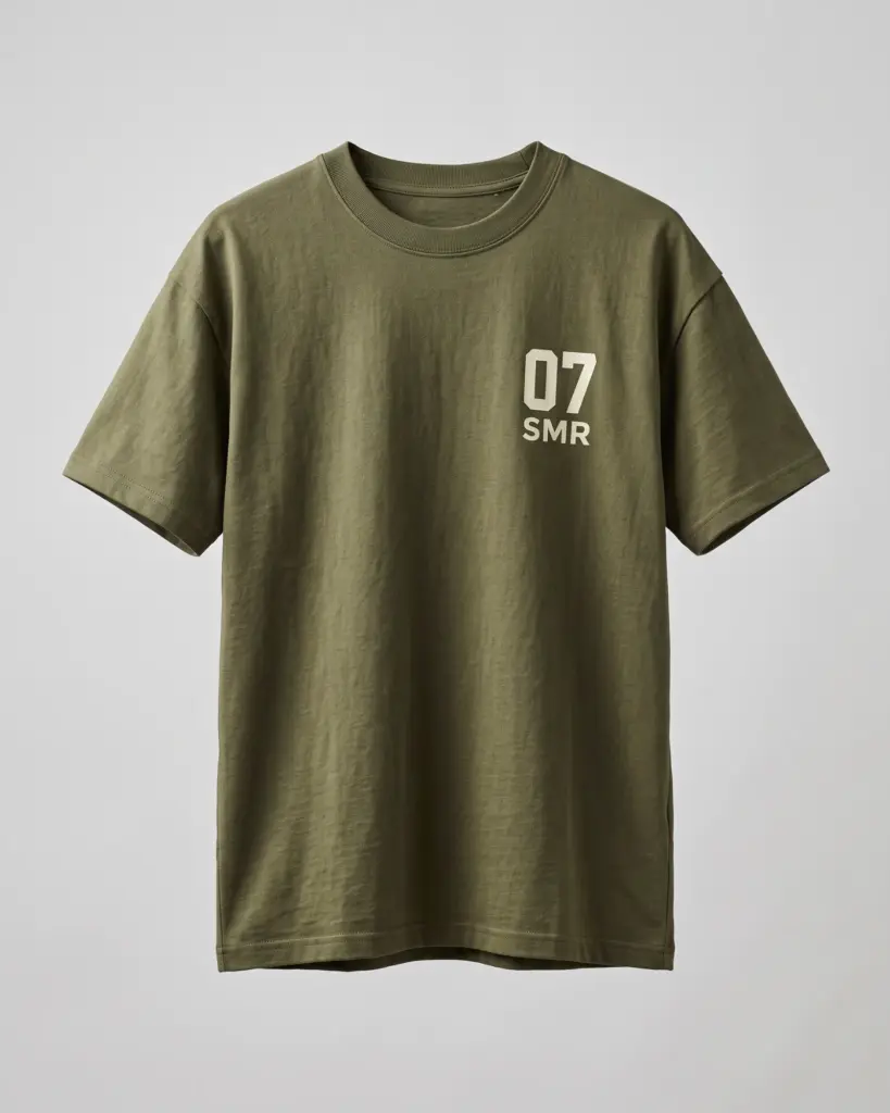 SMR Dorsal 07 Tee olive front view