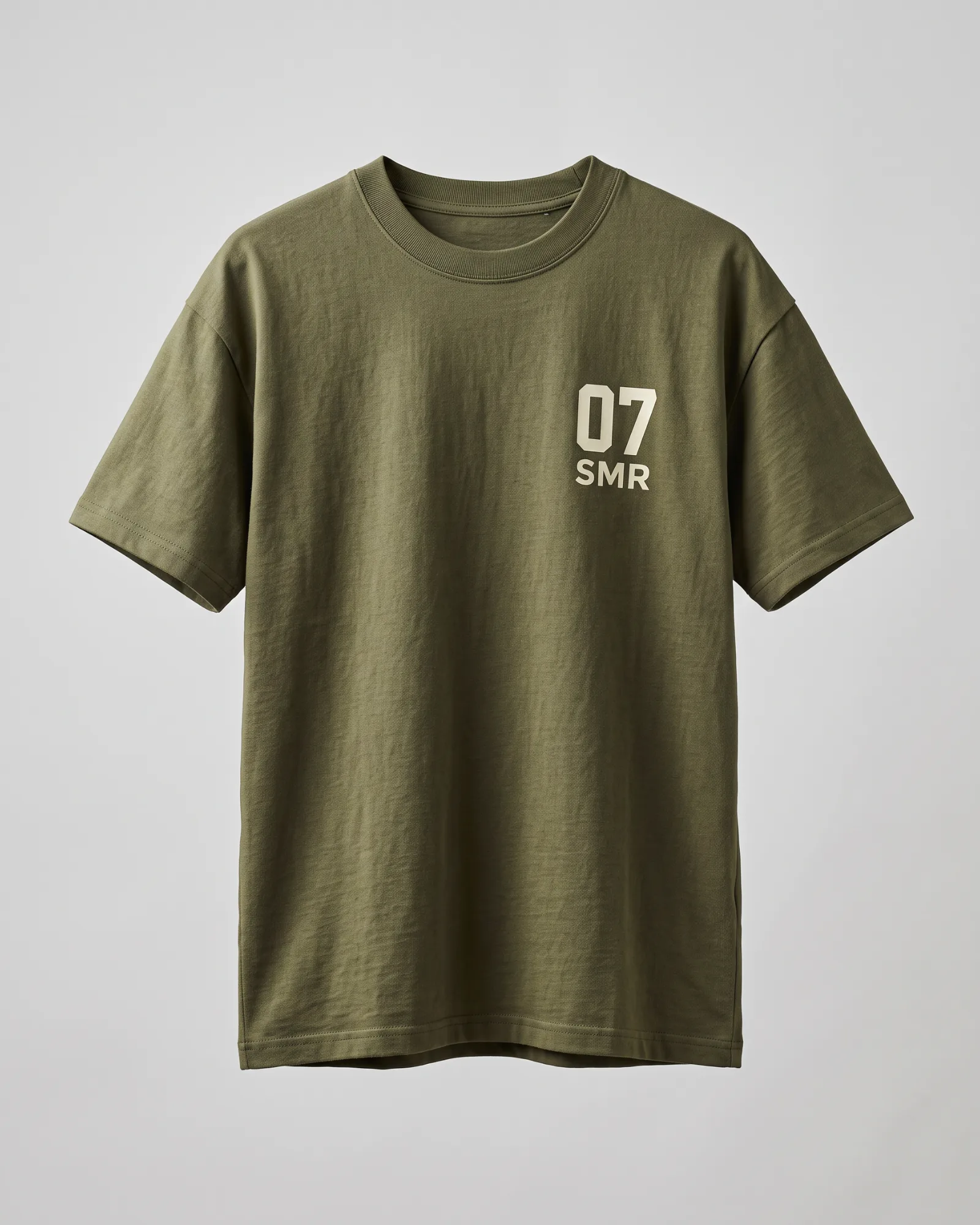 SMR Dorsal 07 Tee olive front view