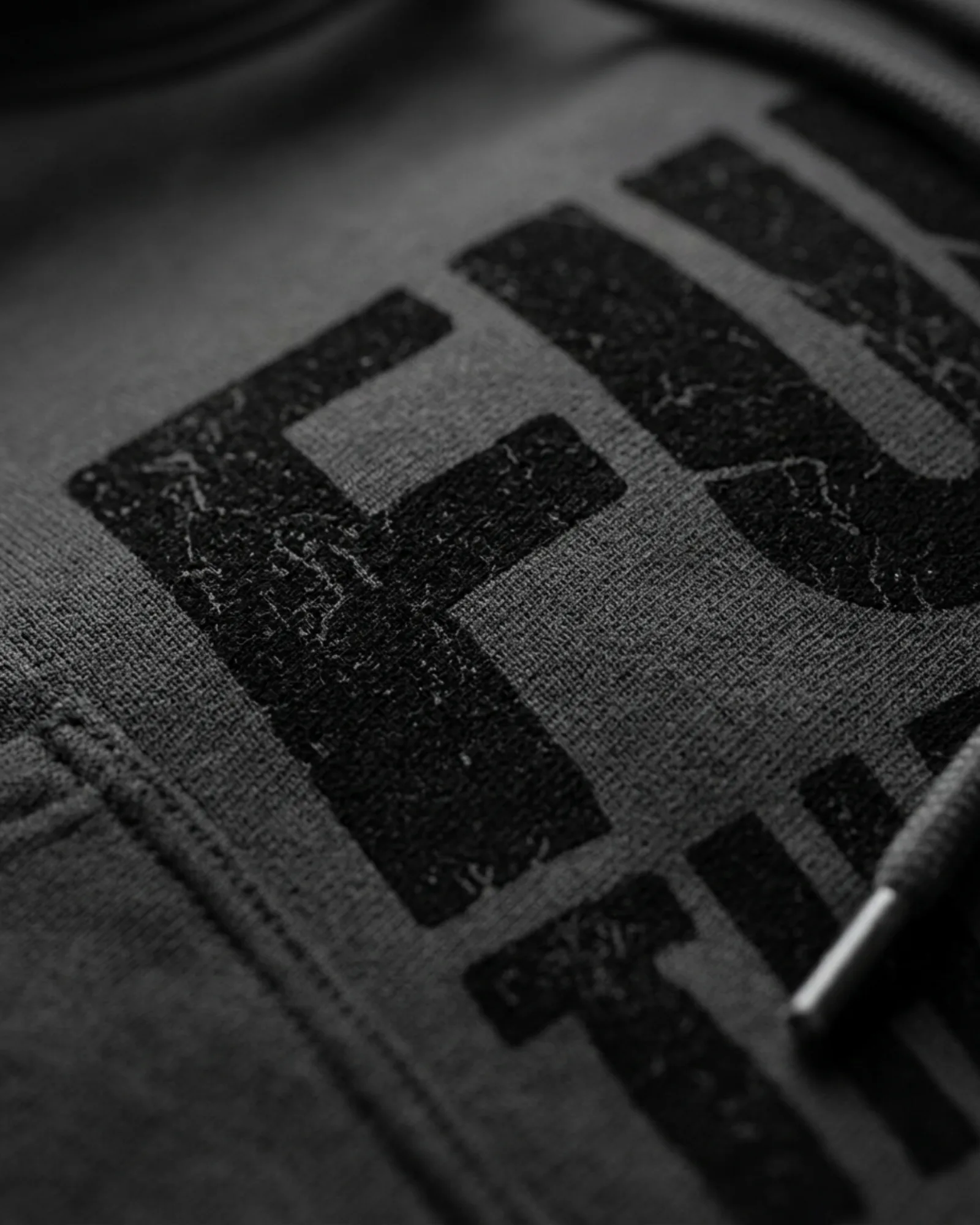SMR Full Throttle Hood midnight print detail