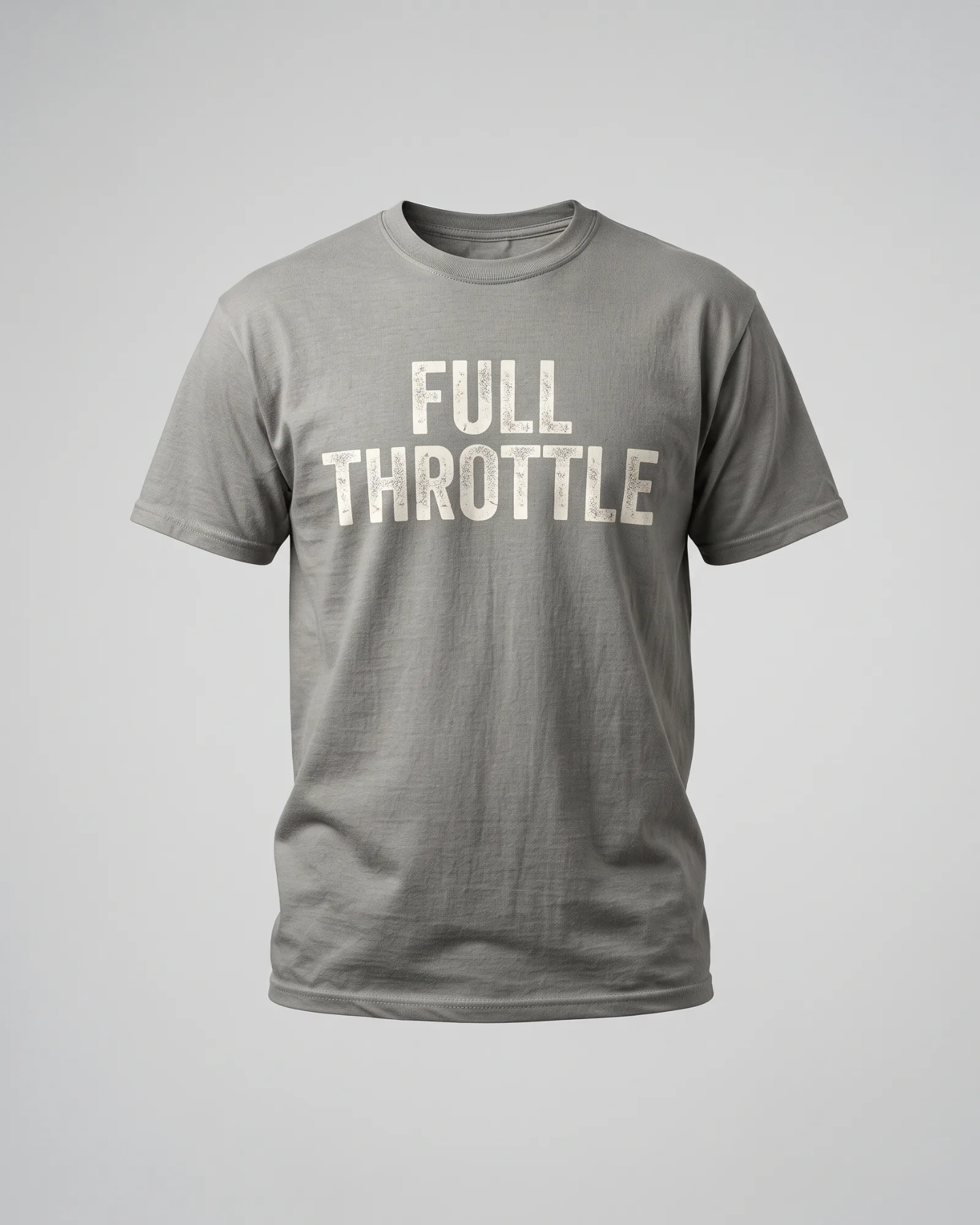 SMR Full Throttle Tee concrete front view