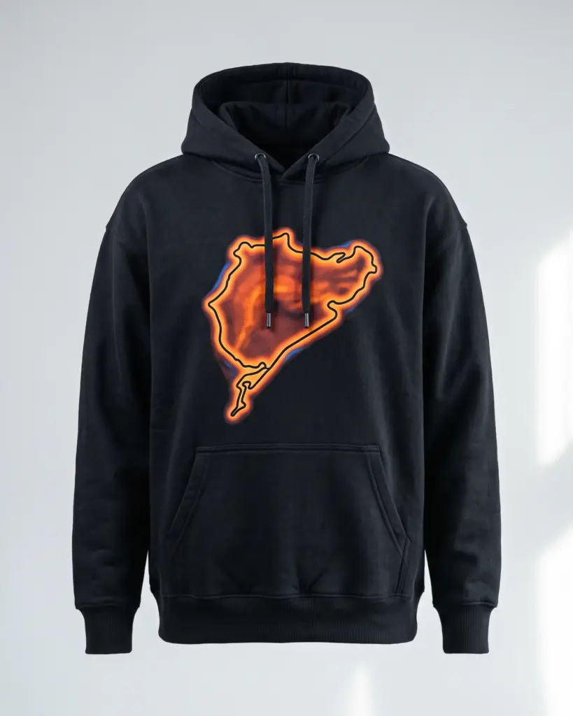 SMR Heatmap Hood midnight front view