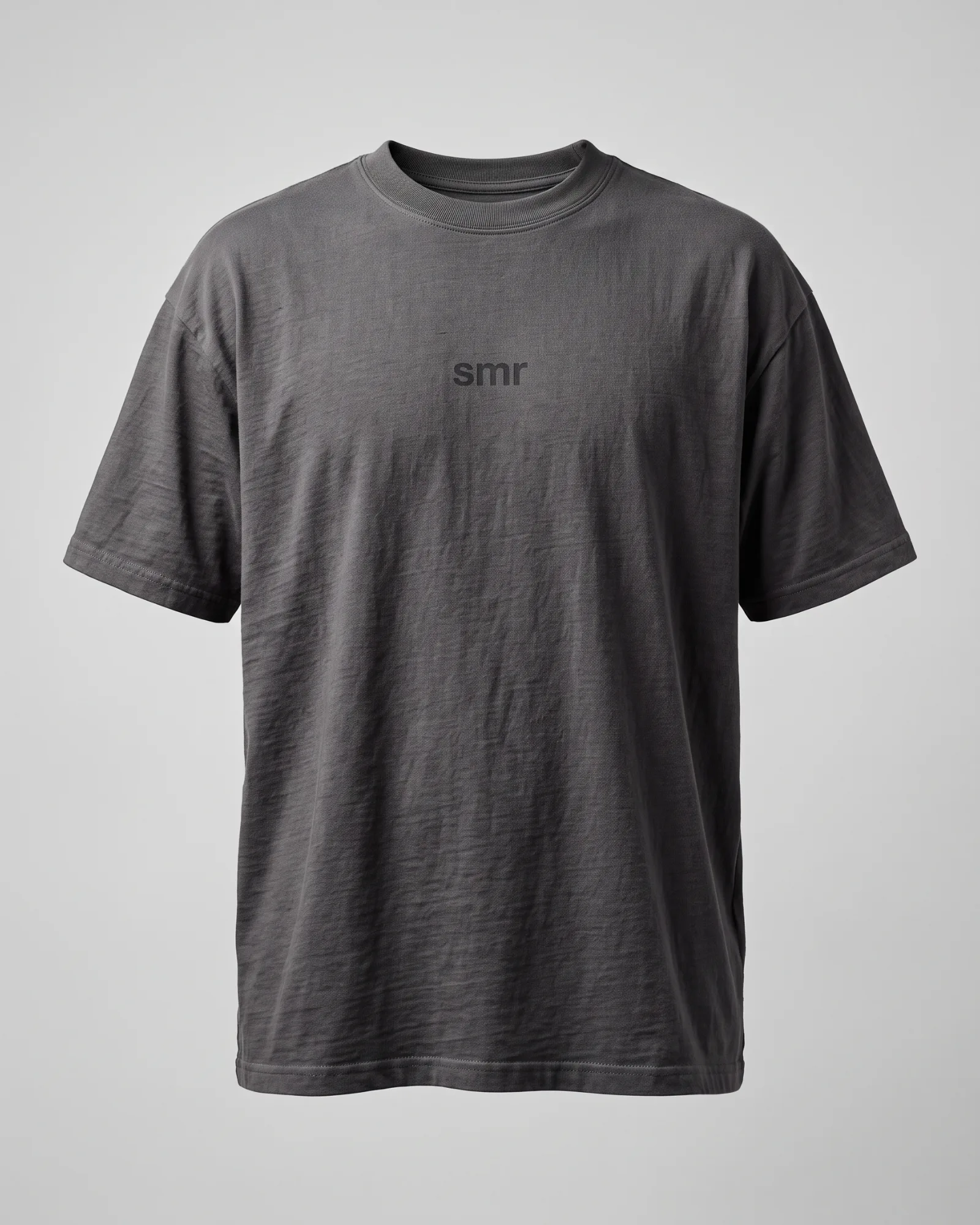 SMR Idle Tee charcoal front view