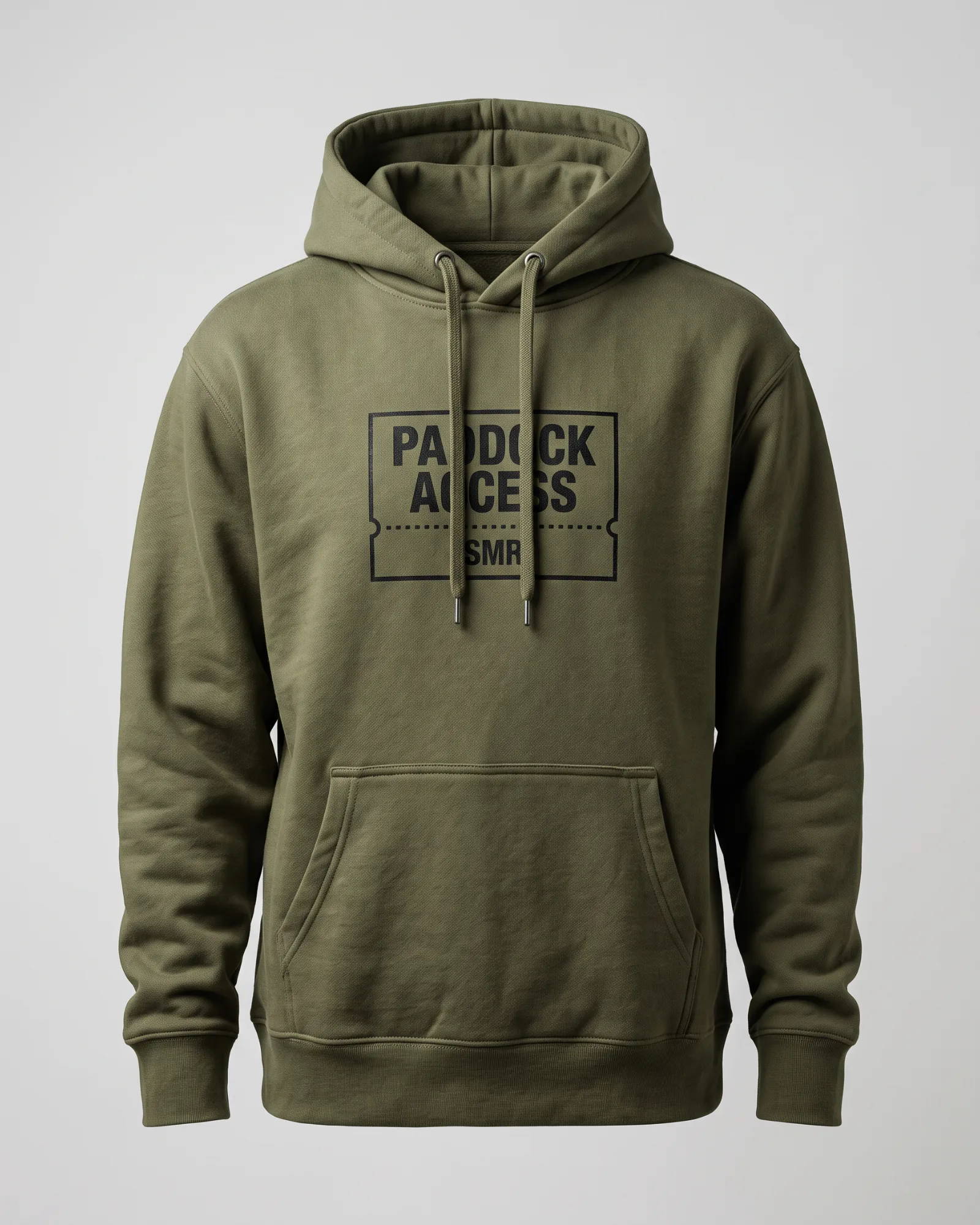 SMR Paddock Hood olive front view