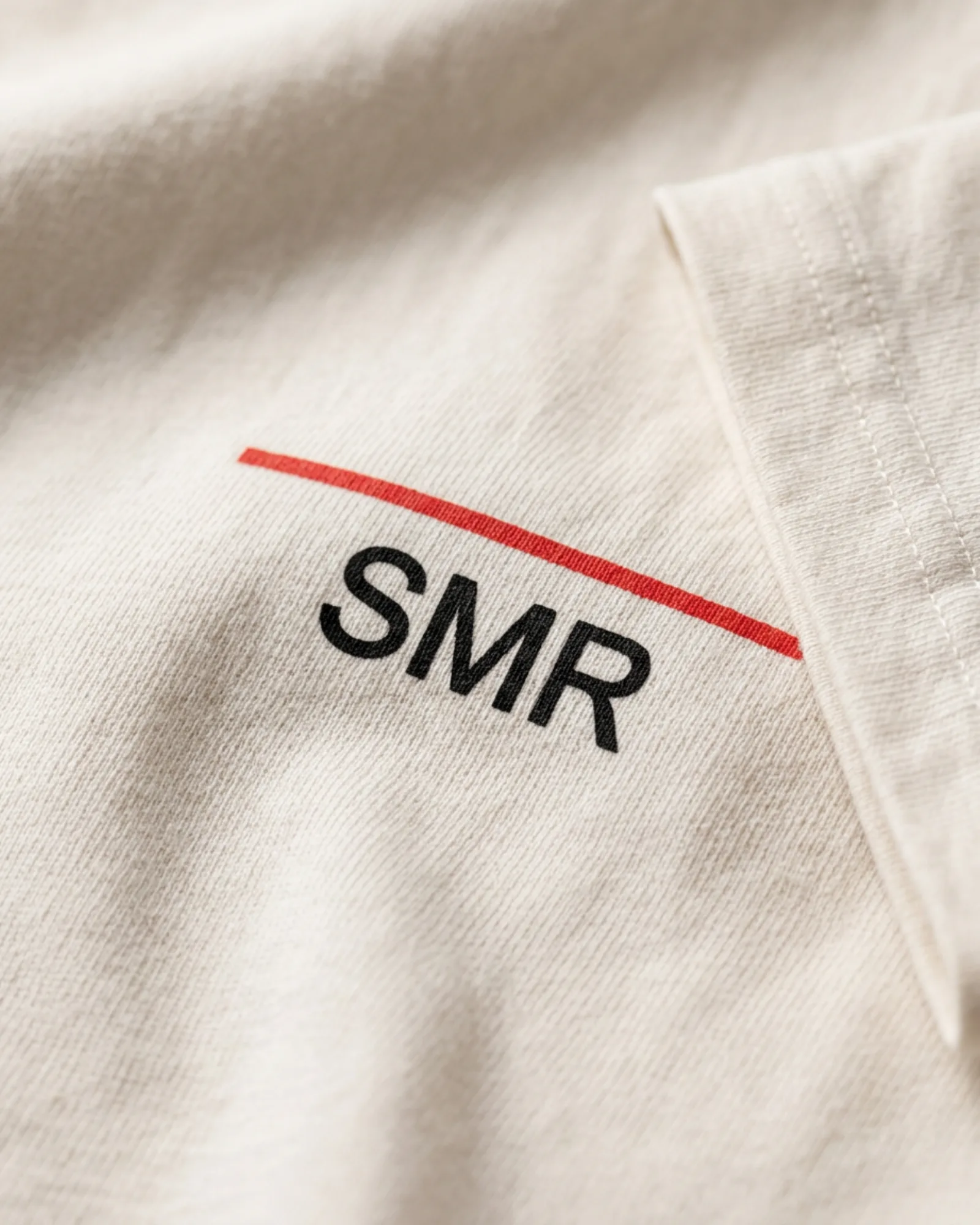 SMR Redline Tab Tee bone print detail