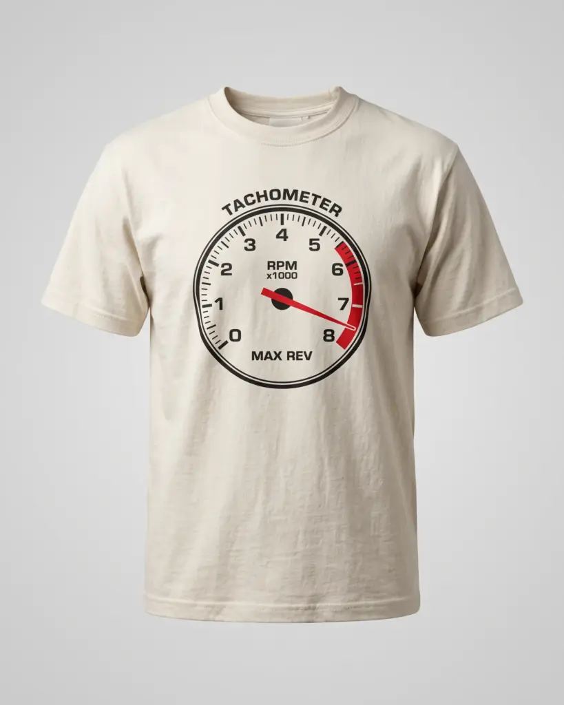 SMR Rev Counter Tee bone front view