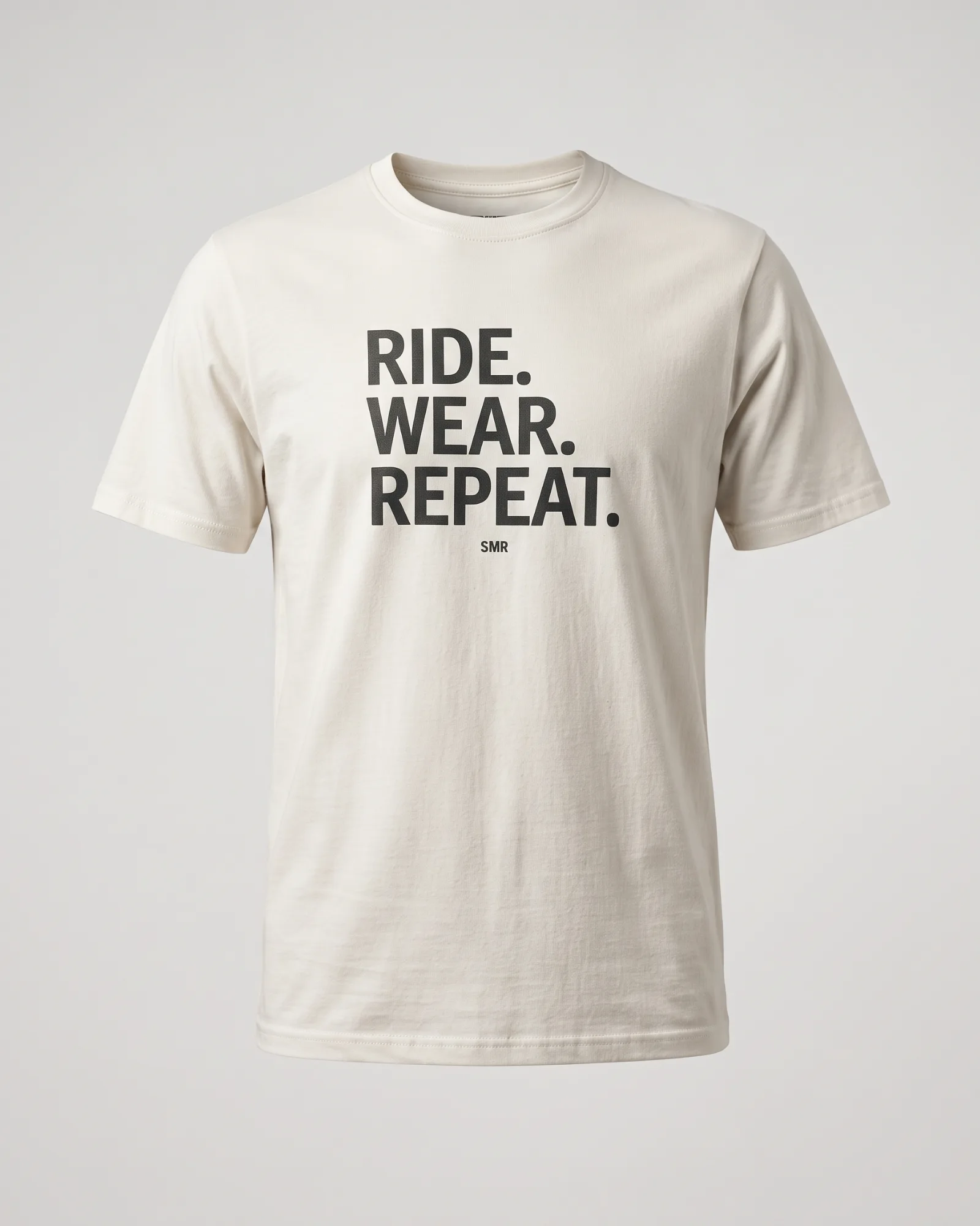 SMR Ride Wear Repeat Tee bone front view