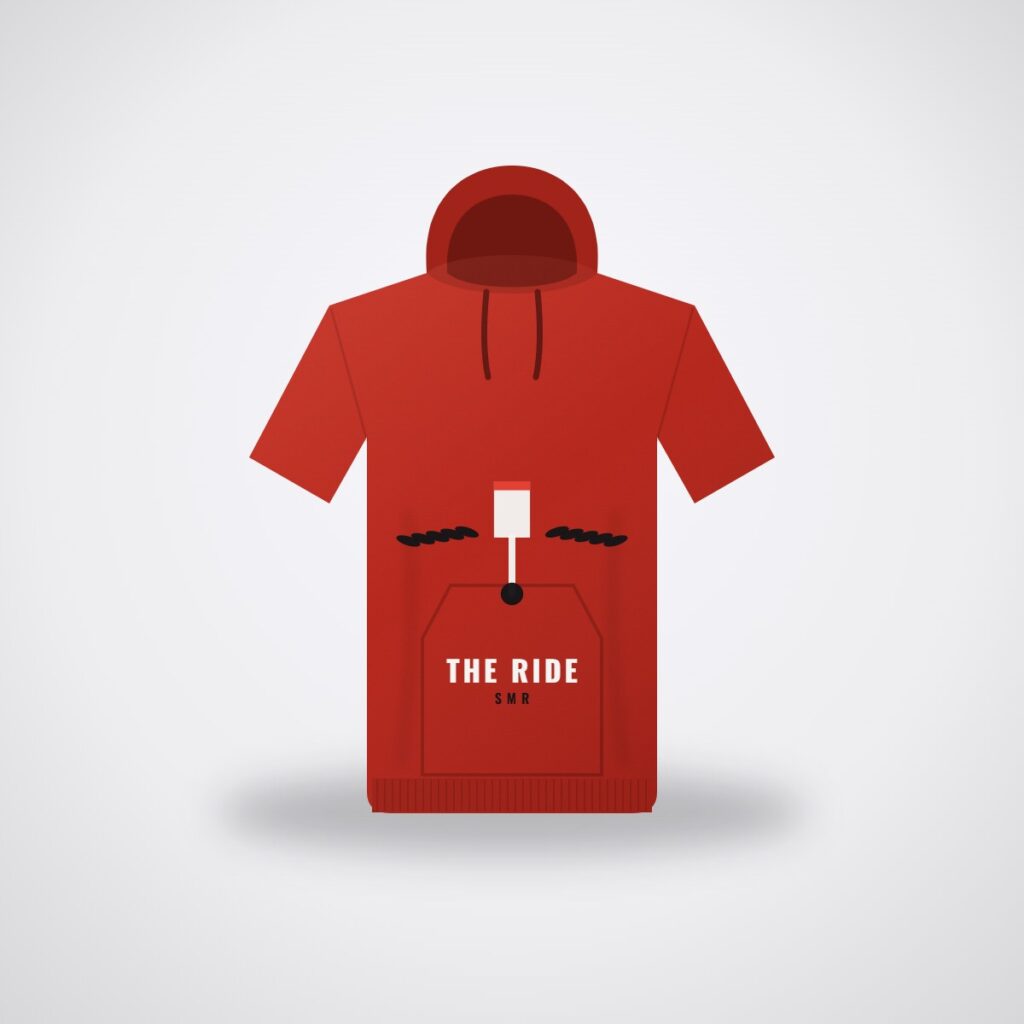 SMR The Ride Hoodie — Racing Red