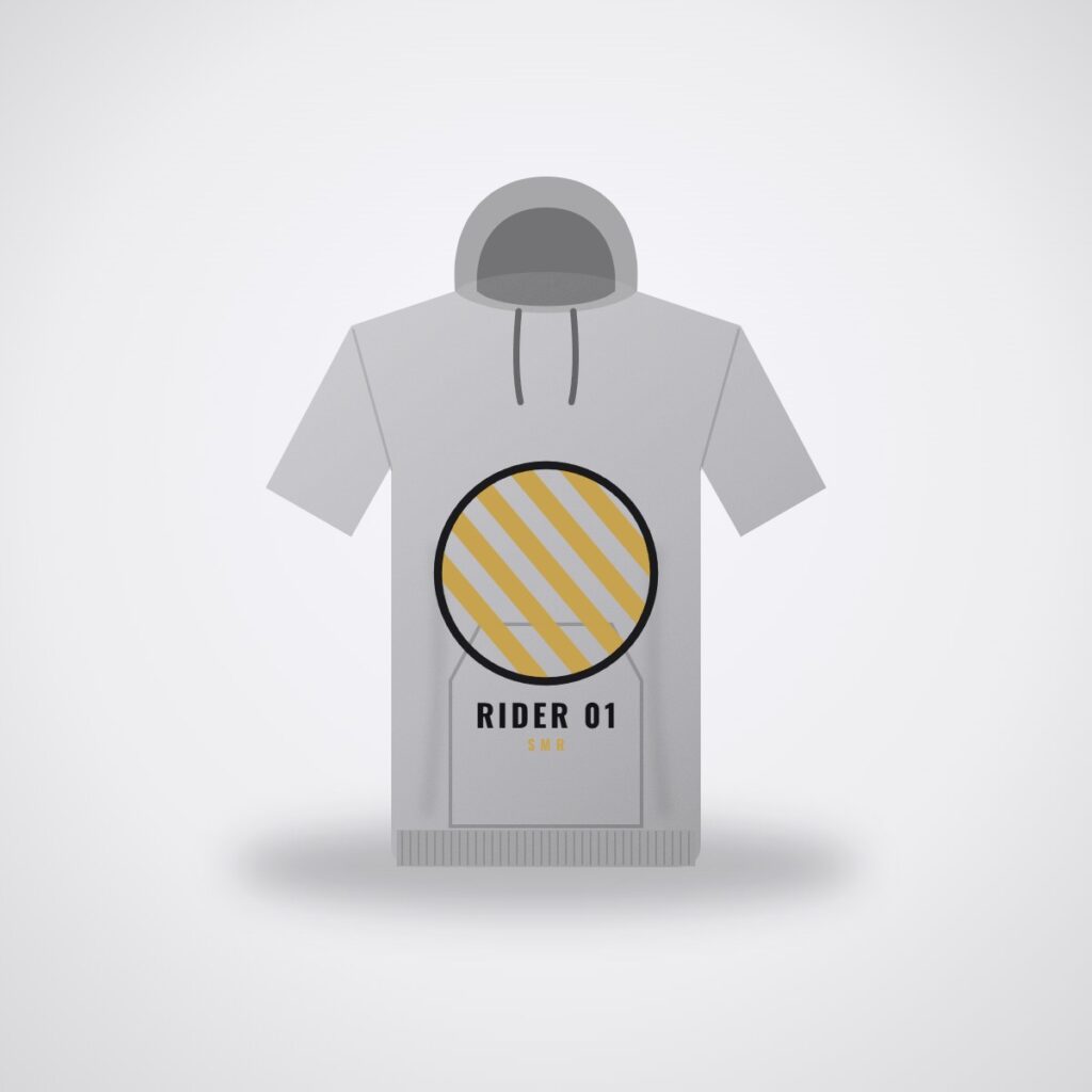 SMR Rider 01 Hoodie — Heather Grey