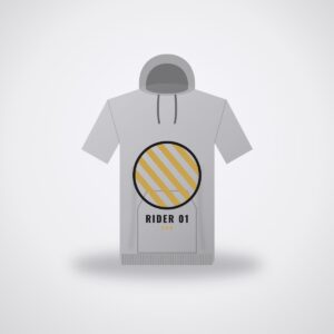 SMR Rider 01 Hoodie — Heather Grey