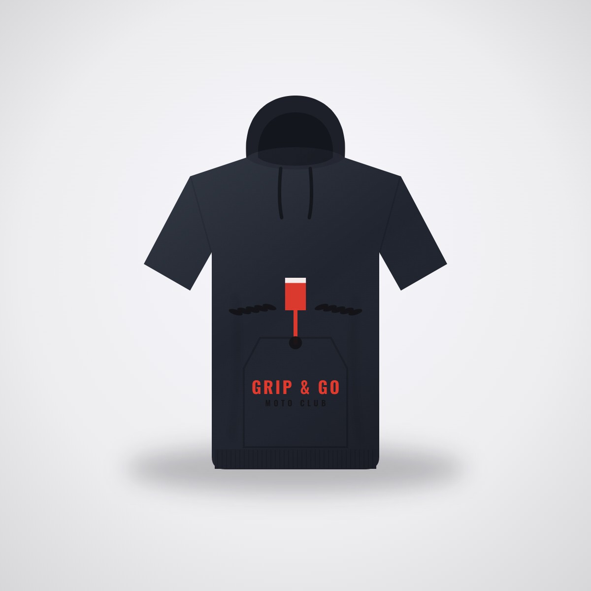 SMR Grip & Go Hoodie — Navy