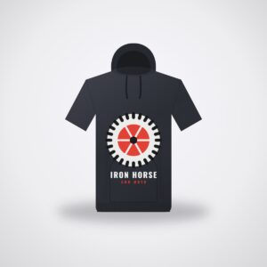 SMR Iron Horse Hoodie — Charcoal