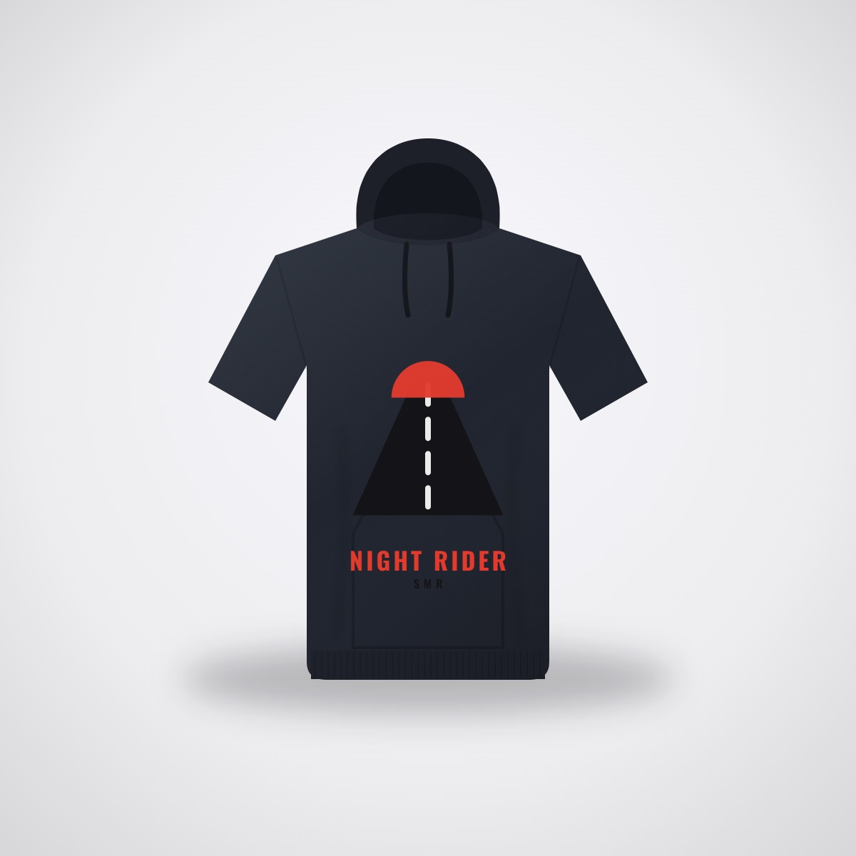 SMR Night Rider Hoodie — Navy