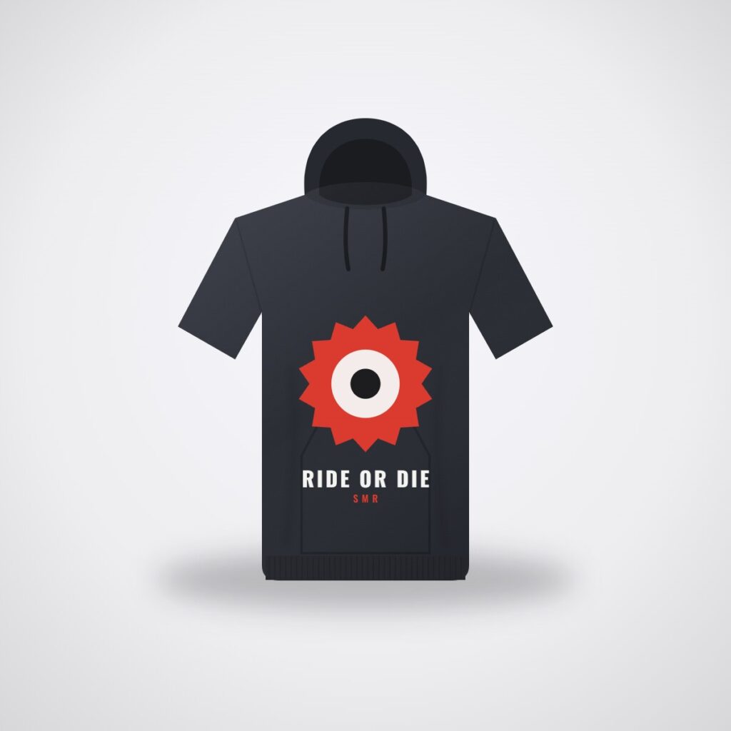SMR Ride Or Die Hoodie — Charcoal