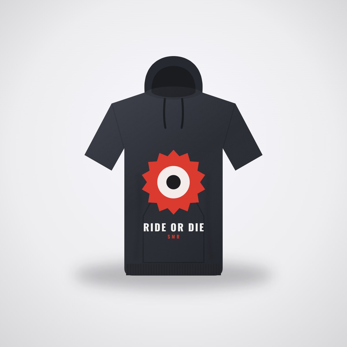 SMR Ride Or Die Hoodie — Charcoal