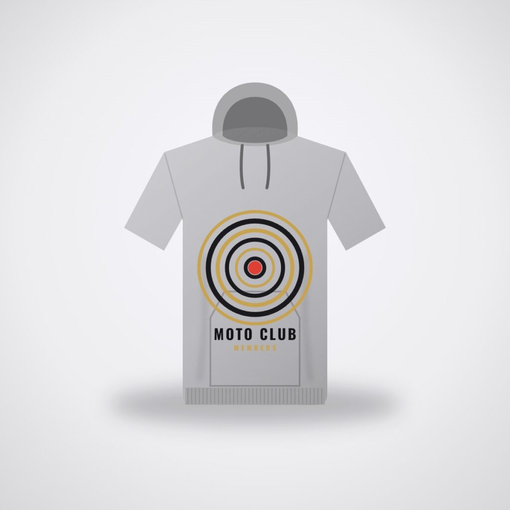 SMR Moto Club Hoodie — Heather Grey