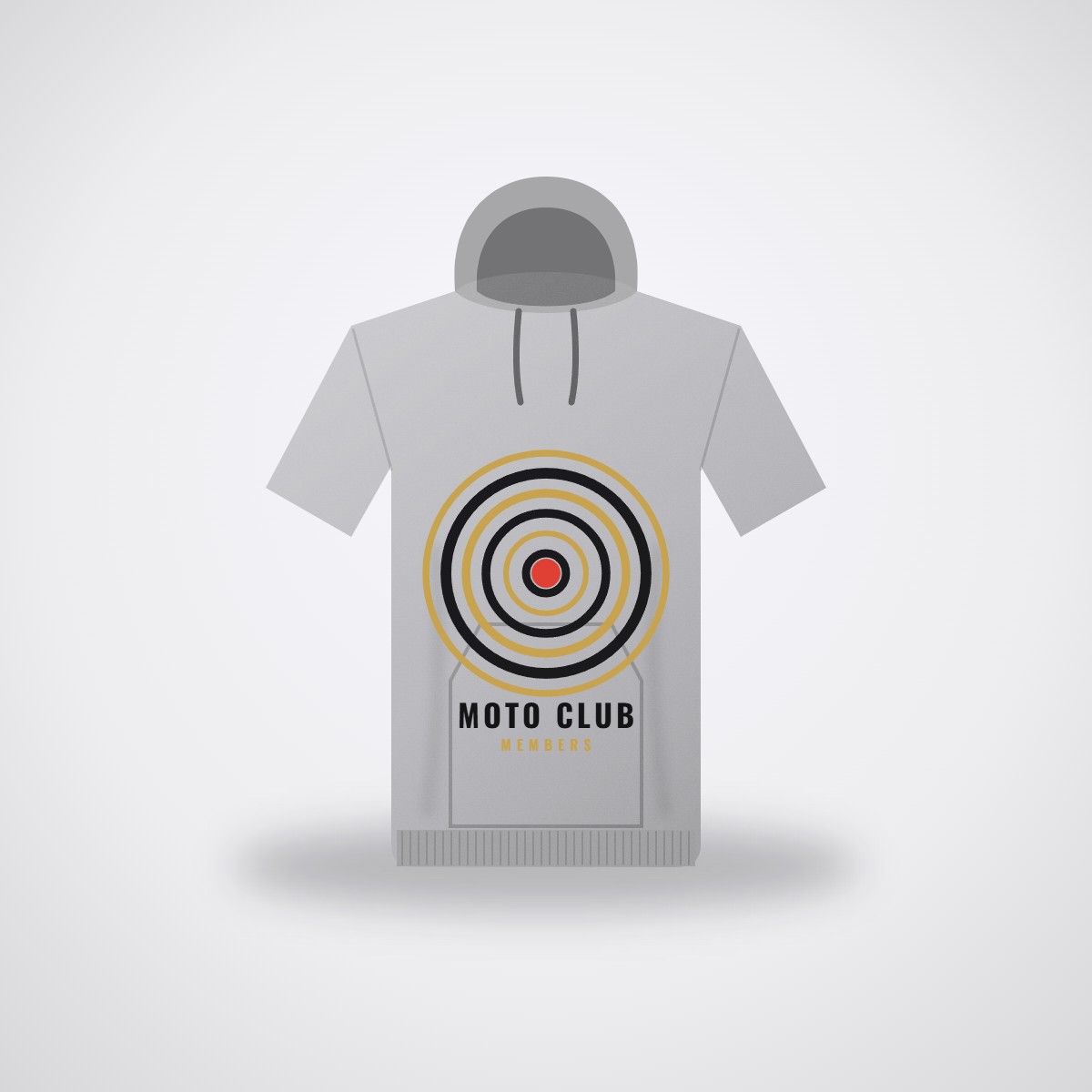 SMR Moto Club Hoodie — Heather Grey