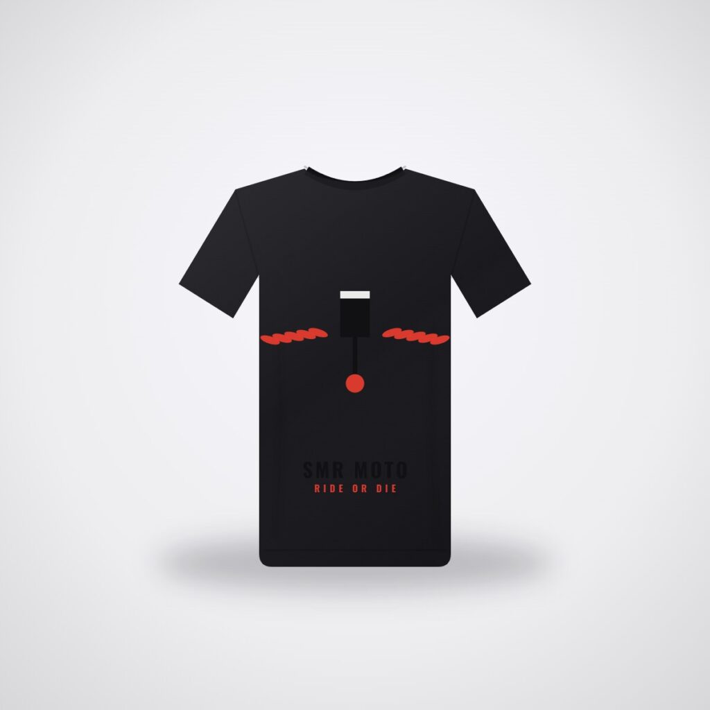 SMR Moto Tee — Black
