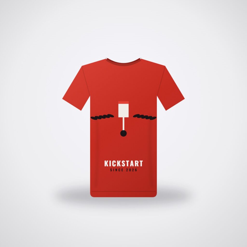 SMR Kickstart Tee — Racing Red
