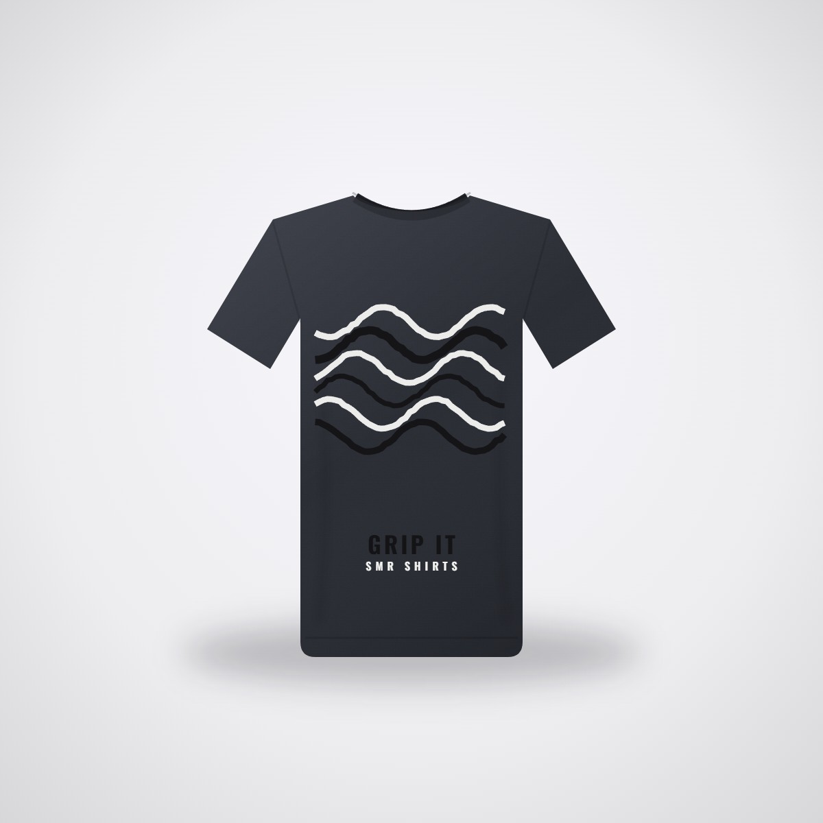 SMR Grip It Tee — Charcoal