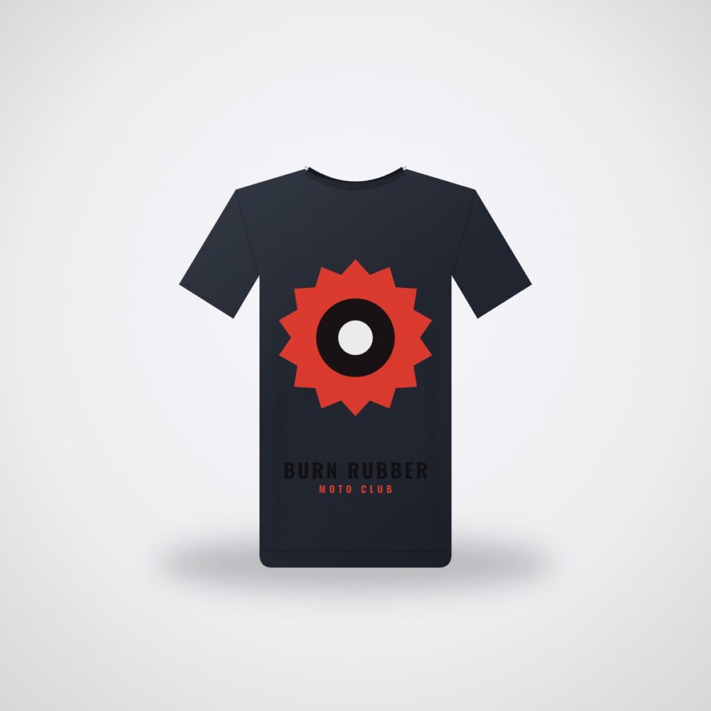 SMR Burn Rubber Tee — Navy