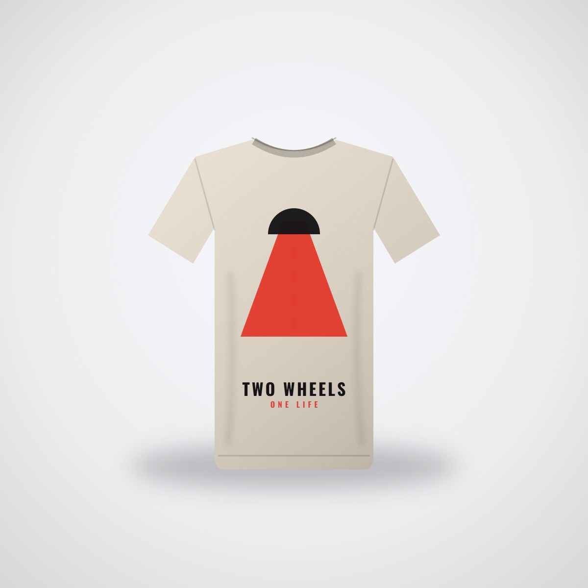 SMR Two Wheels Tee — Sand