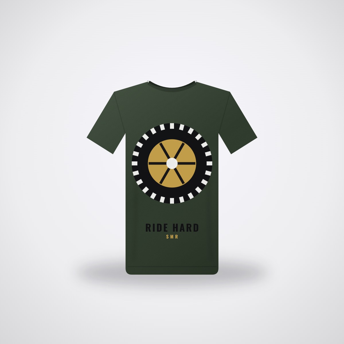 SMR Ride Hard Tee — Forest