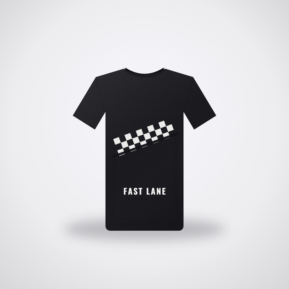 SMR Fast Lane Tee — Black