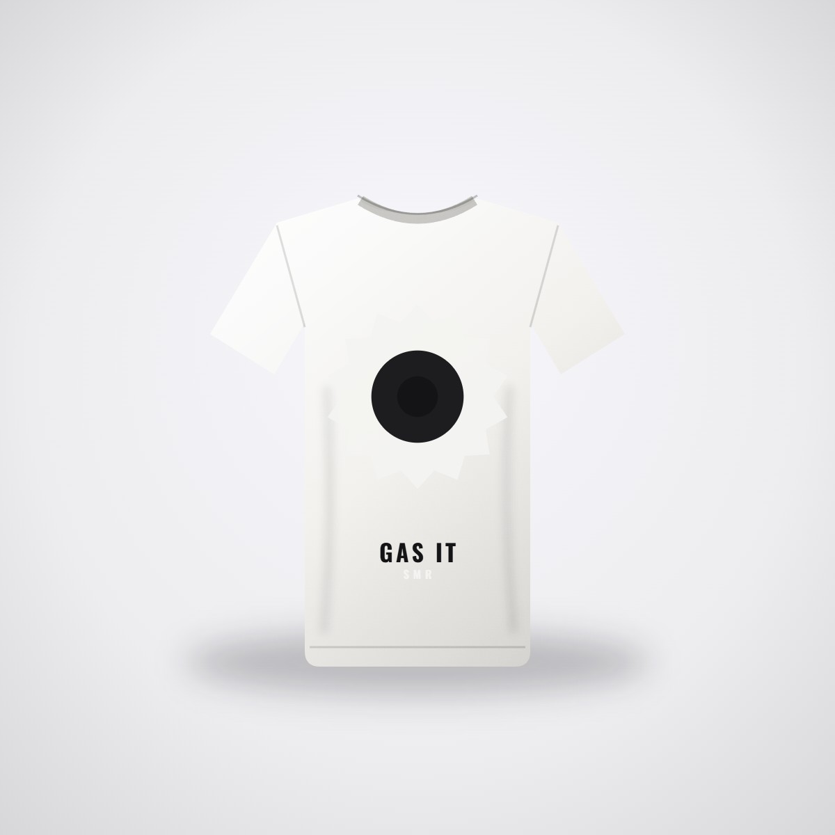 SMR Gas It Tee — White