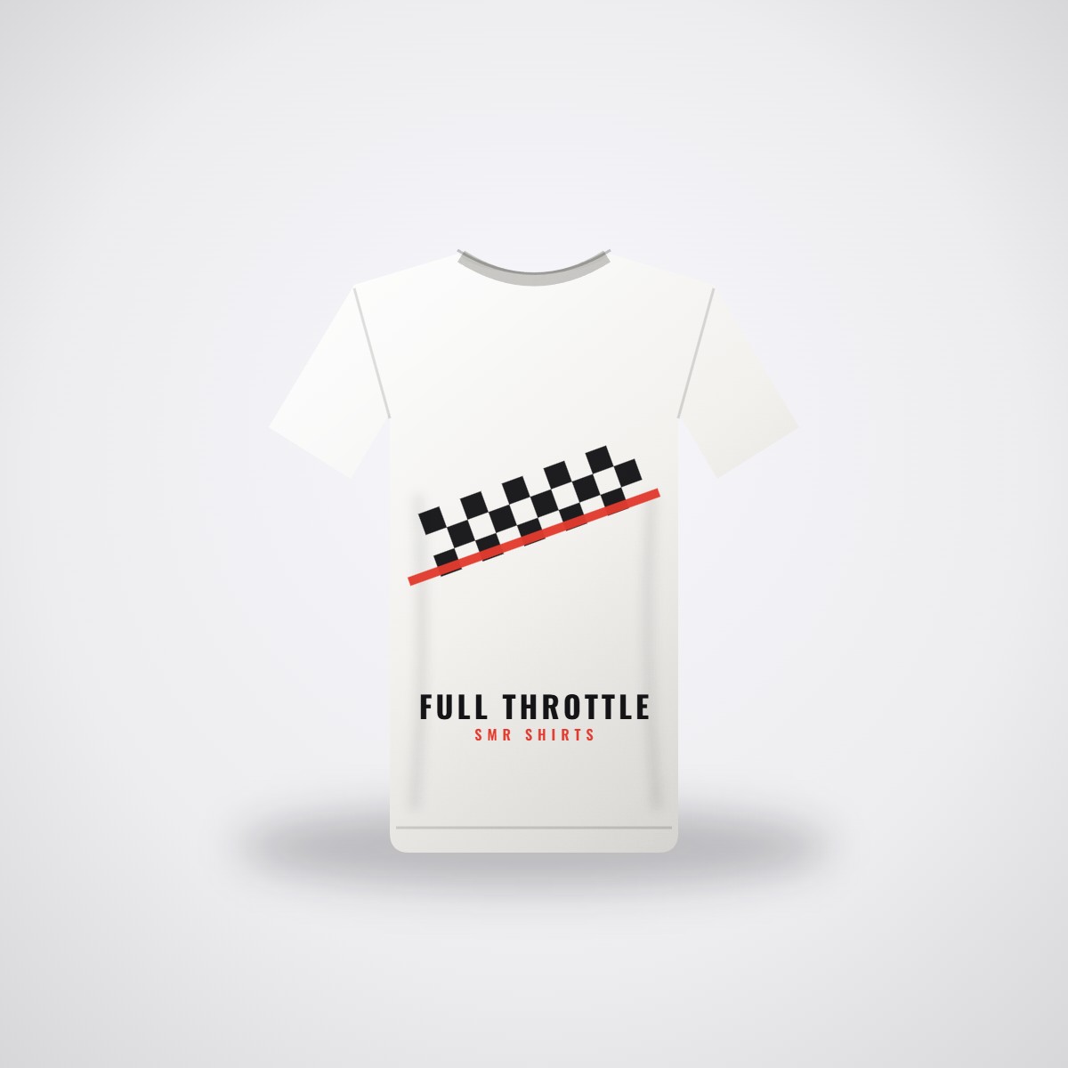 SMR Full Throttle Tee — White