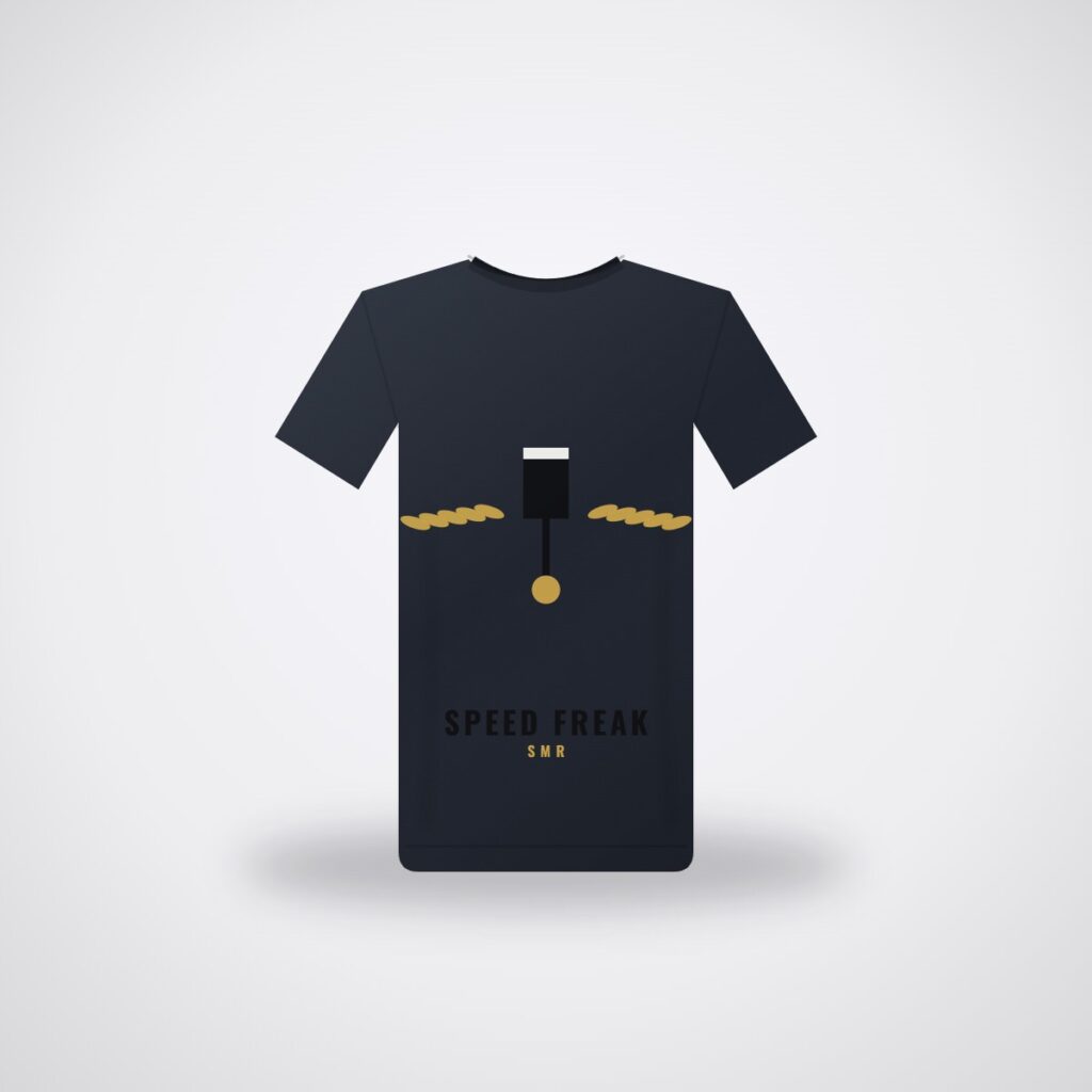 SMR Speed Freak Tee — Navy