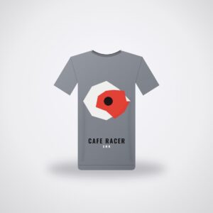 SMR Cafe Racer Tee — Steel Grey