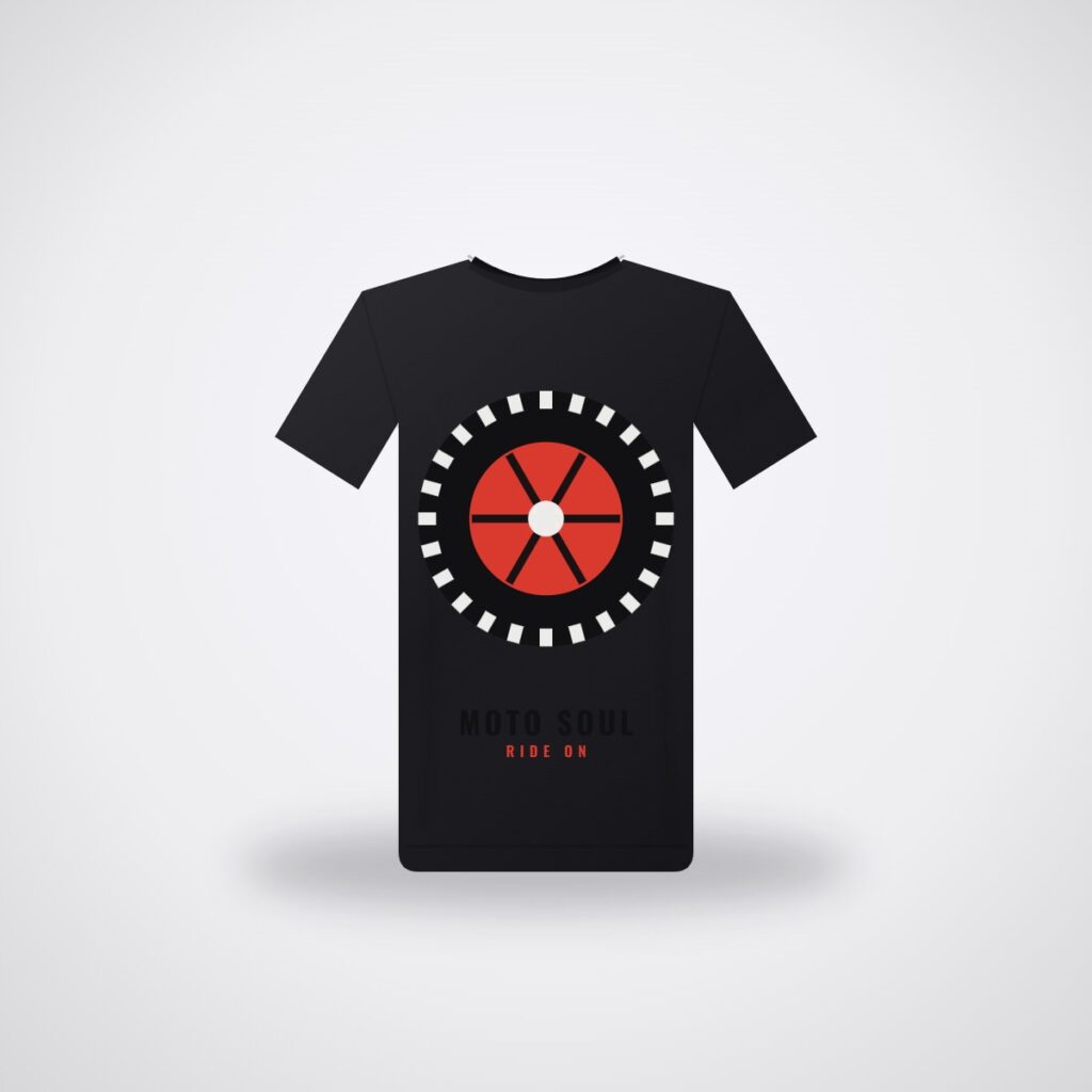 SMR Moto Soul Tee — Black