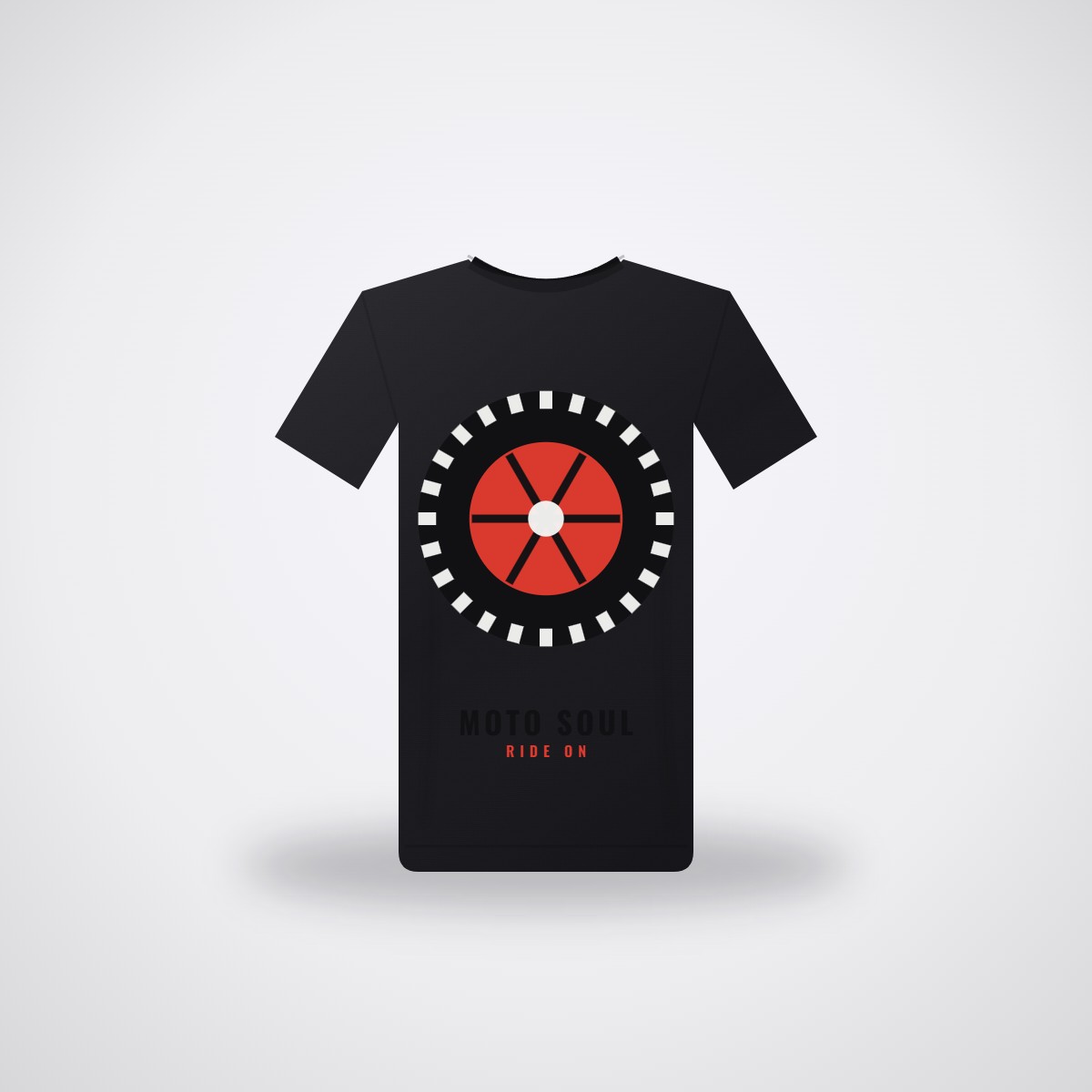 SMR Moto Soul Tee — Black
