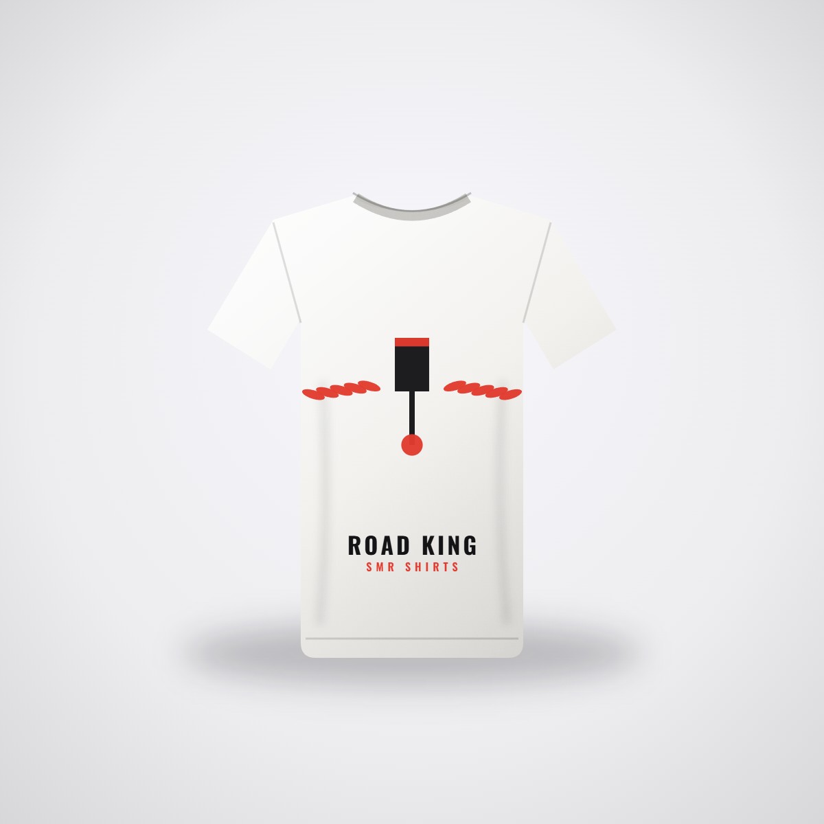 SMR Road King Tee — White