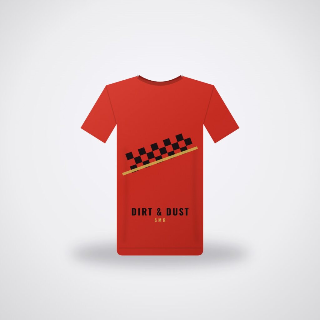 SMR Dirt & Dust Tee — Racing Red