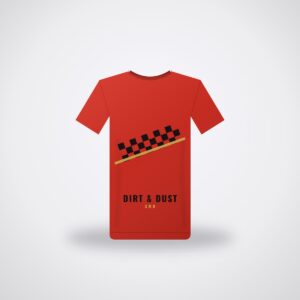 SMR Dirt & Dust Tee — Racing Red