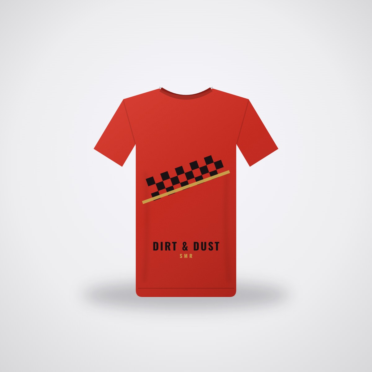SMR Dirt & Dust Tee — Racing Red