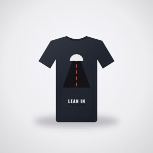 SMR Lean In Tee — Navy