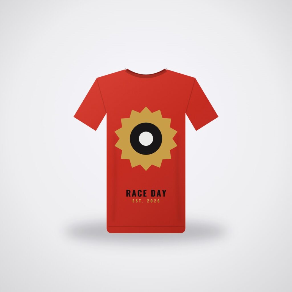 SMR Race Day Tee — Racing Red
