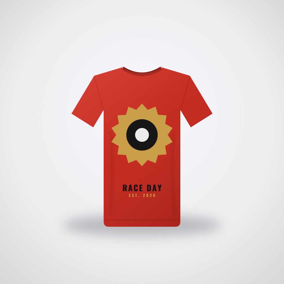 SMR Race Day Tee — Racing Red
