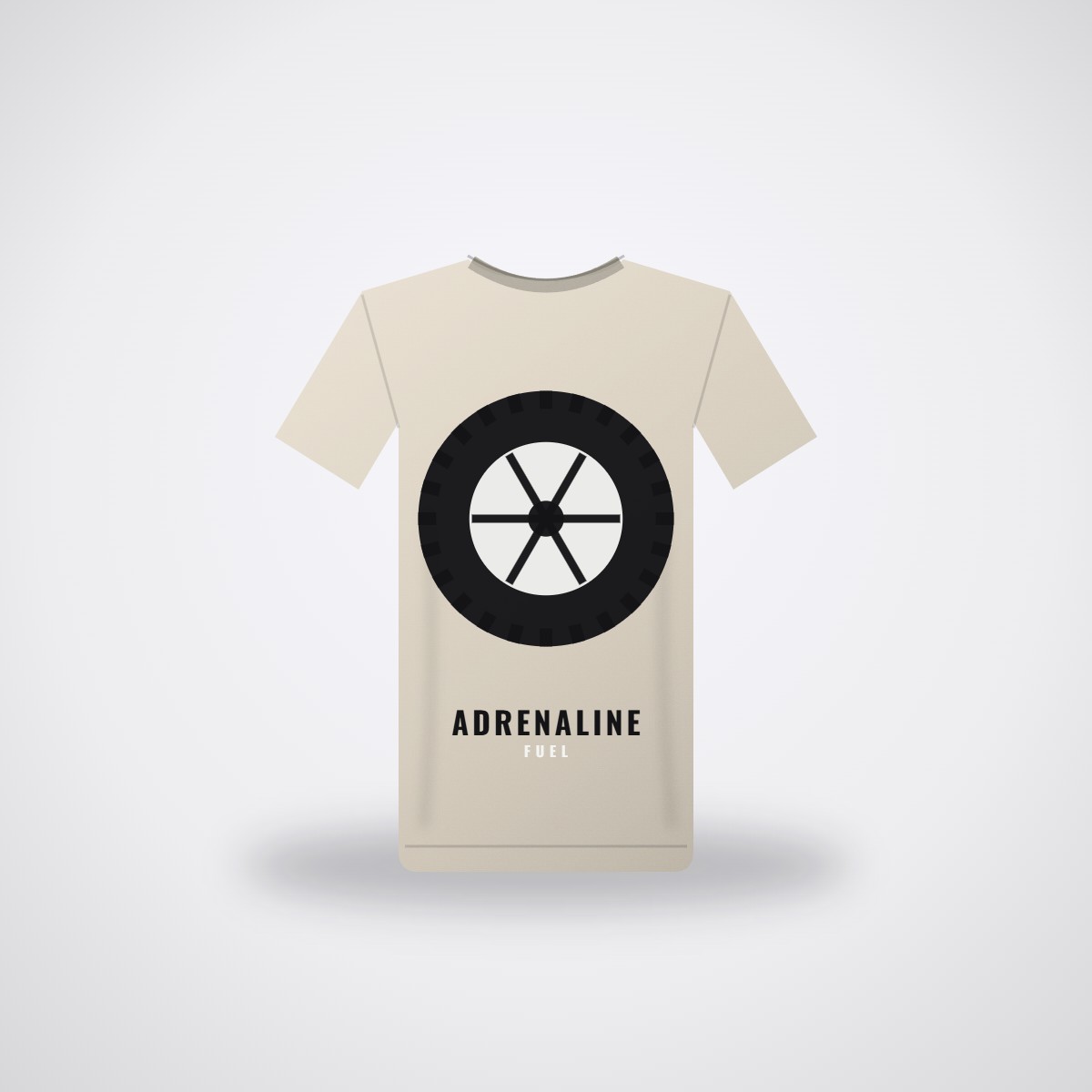 SMR Adrenaline Tee — Sand