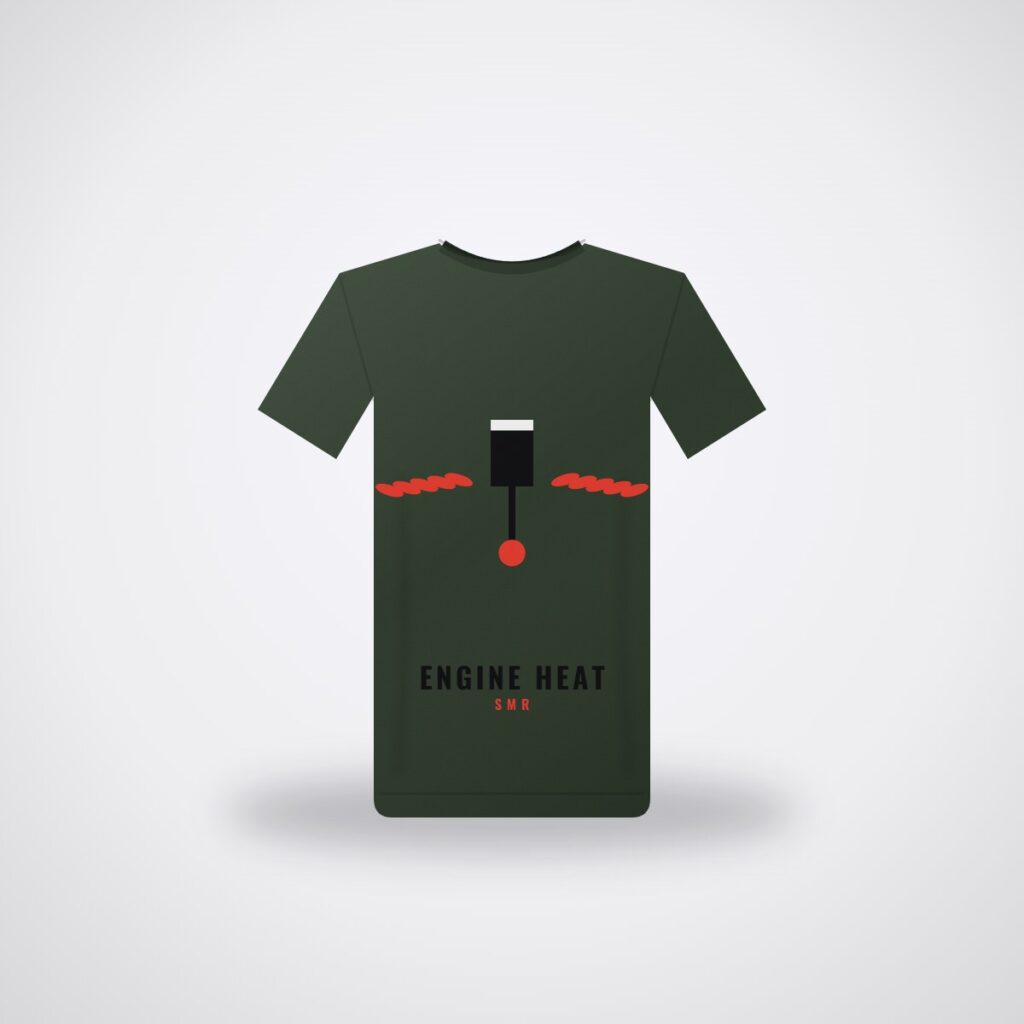 SMR Engine Heat Tee — Forest