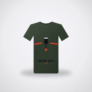 SMR Engine Heat Tee — Forest