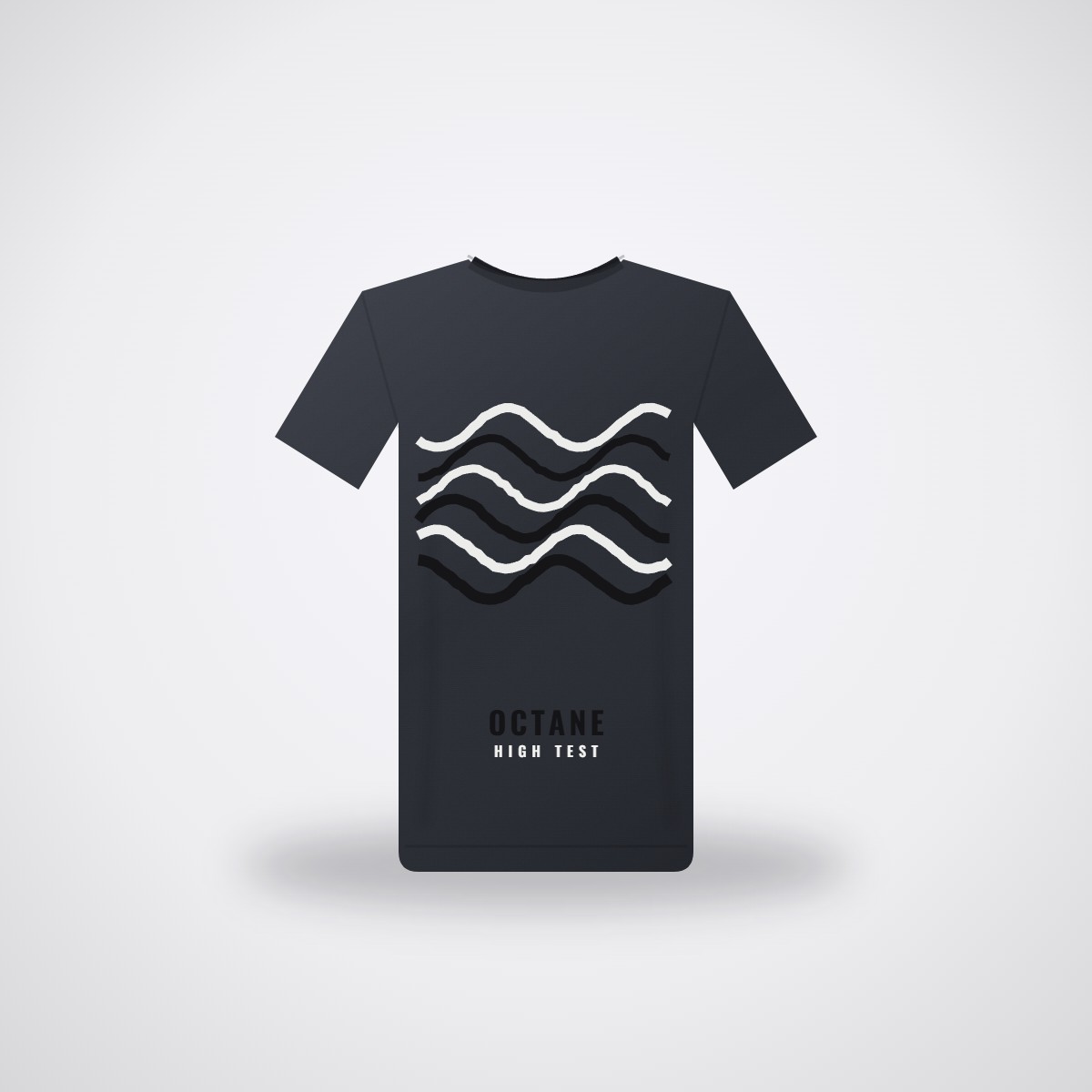 SMR Octane Tee — Charcoal