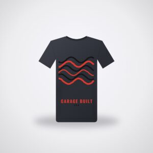 SMR Garage Built Tee — Charcoal