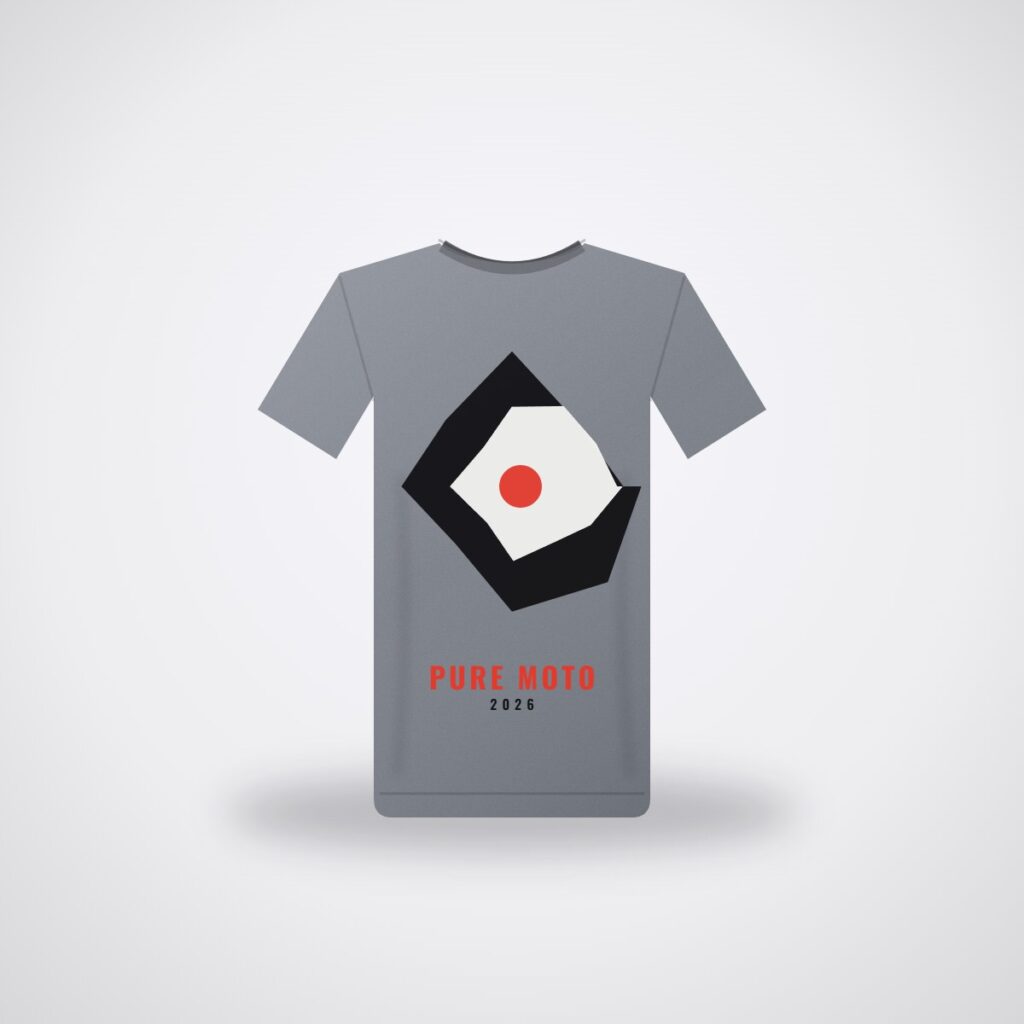 SMR Pure Moto Tee — Steel Grey